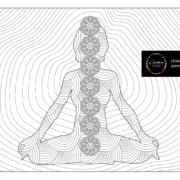 Meditation Chakra Coloring Page