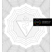 Solar Plexus Chakra Coloring Page