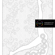 Yoga Pose Chakra Coloring Page