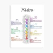 7 Chakras Of The Body Poster