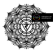 Solar Plexus Chakra Mandala Coloring Page