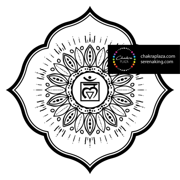 Root Chakra Mandala Coloring Page