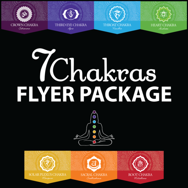 7 Chakra Flyer Template Package