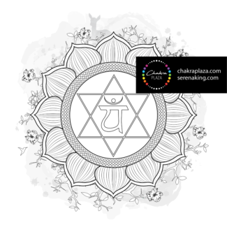 Heart Chakra Illustration Coloring Page – Chakra Plaza