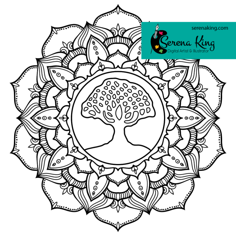 Mandalas & Chakras Adult Coloring – Chakra Plaza