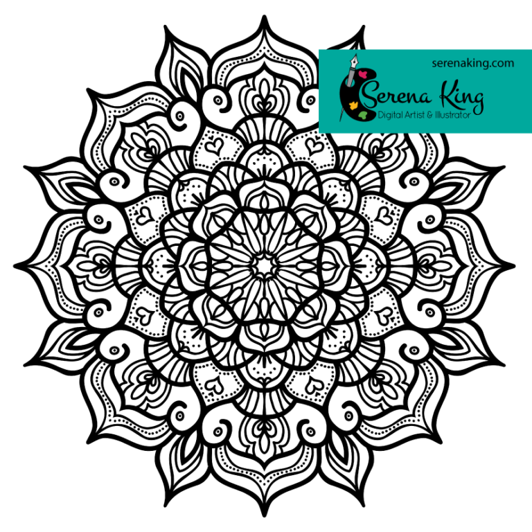 Mandalas & Chakras Adult Coloring – Chakra Plaza