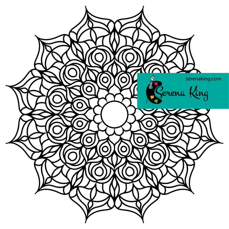 Mandalas & Chakras Adult Coloring – Chakra Plaza