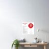 Root Chakra Poster Chart & Illustration