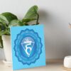 Throat Chakra Mandala Art