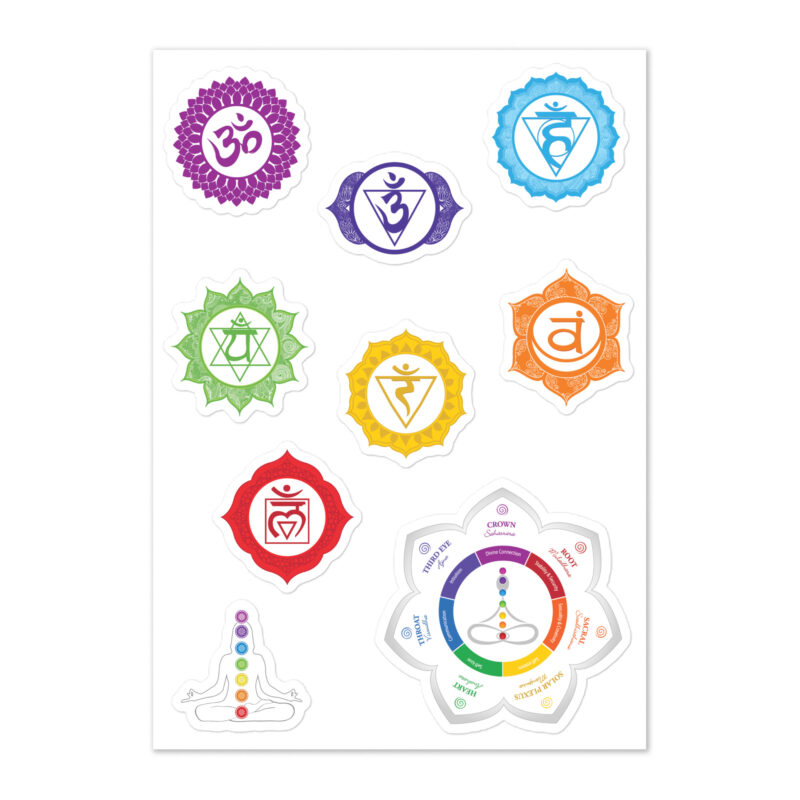 7 Chakra Sticker - 9 Set