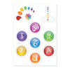 7 Chakras Sticker 10 Set