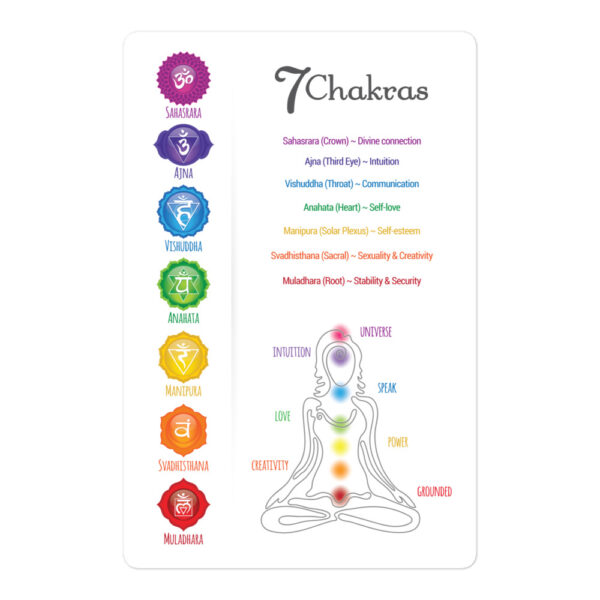 7 Chakras Sticker #43b