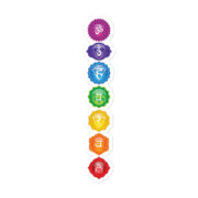 7 Chakra Symbols Sticker - 01
