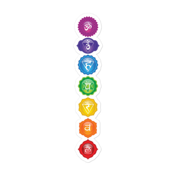 7 Chakra Symbols Sticker - 01