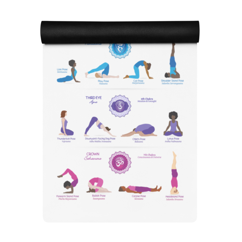 Yoga Poses Chakra Yoga Mat