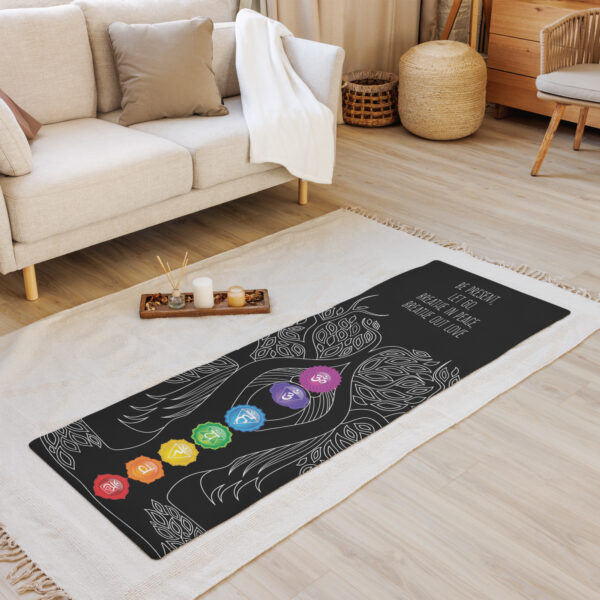 7 Chakras Tree Affirmations Yoga Mat