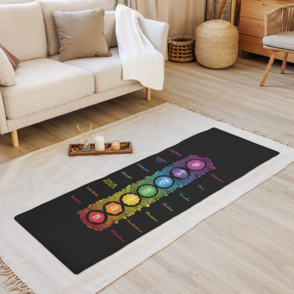 7 Chakra Affirmations Yoga Mat