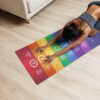 7 Chakras Affirmations Yoga Mat