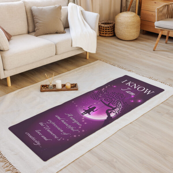 I Know I AM Affirmation Yoga Mat