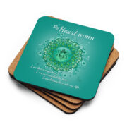 Heart Chakra Cork-back Coaster