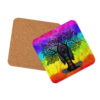 7 Chakras Female Tree Cork-back Coaster