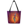 7 Chakras Female Tree Of Hearts Tote bag