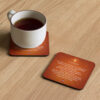 Sacral Chakra Affirmations Cork-back coaster