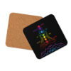 Chakra Affirmations Cork-back Coaster