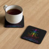 Chakra Affirmations Cork-back Coaster