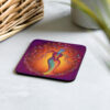 7 Chakra Centers Female Heart Tree Cork-back Coaster