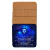 Throat Chakra Mandala Affirmations Cork-back Coaster