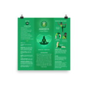 Heart Chakra Balancing Poster Chart